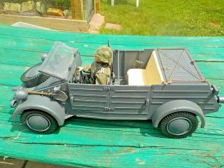 The Ultimate Soldier 1/6 Scale Kubelwagen Wwii German Military Vehicle W/ Figure