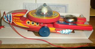 Vintage Fisher Price Space Blazer Toy Box