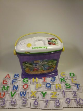 Leap Frog Letter Factory Phonics A - Z 1 - 10 Complete Numbers Bucket Toy