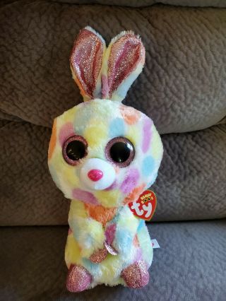 Ty Beanie Babies Boos Bunny Rabbit Plush Stuffed Animal 9 "
