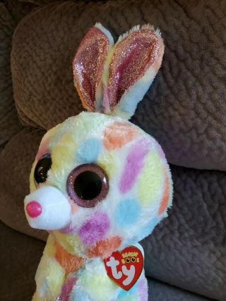 TY Beanie Babies Boos Bunny Rabbit Plush Stuffed Animal 9 