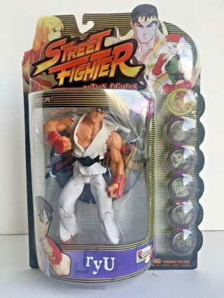 Street Fighter 8 " Ryu White Player 1 Capcom 1999 Af - 6