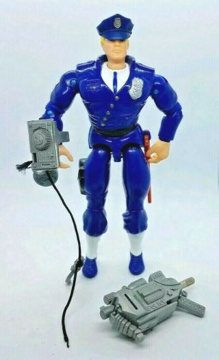 Cops N Crooks C.  O.  P.  S Longarm Patrol Officer 6 " Figure Complete Hasbro 7699 1988