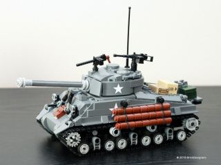 Custom Lego Sherman " Easy Eight " Tank