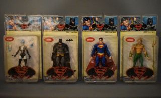 Dc Direct Superman/batman Series 7 Search For Kryptonite,  Full Set Of 4 Figures