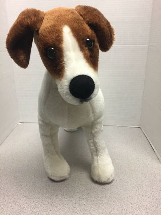 Melissa And Doug Plush Large Jack Russell Terrier Stuffed Animal 21” X14 " Dog