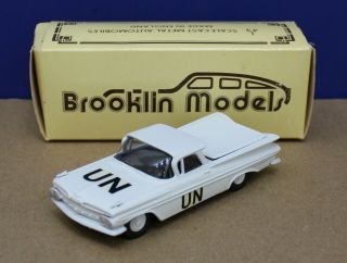 Brooklin 46X 1:43 1959 Chevy El camino UN United Nations Emergency II Mint/ Box 2