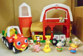 Fisher Price Little People Farm,  Barn,  Animals,  People,  Tractor