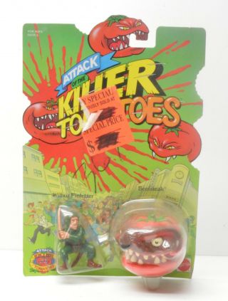 Attack Of The Killer Tomatoes Wilbur,  Beefsteak Mattel 1991 Action Figure Nip
