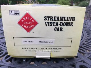 Aristo - Craft ART - 32605 Santa Fe Streamline Vista - Dome Car 2