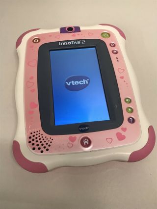 Vtech Innotab 2 Pink Touch Learning Tablet With 2 Games