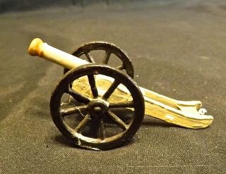 Confederate Canon Gun Artillery Toy Soldier Lead Britain ? American Revolution
