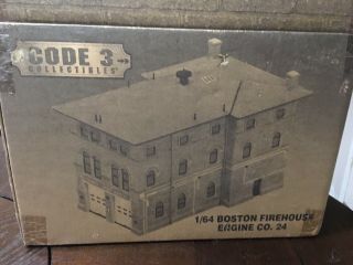 Code 3 Fire Collectibles 1/64 Boston Firehouse Engine Co 24
