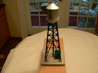 Lionel 193 Black Industrial Water Tower - Rare W/ Crisp,  Box
