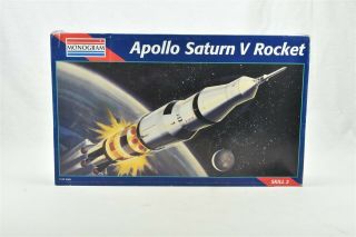 Monogram Apollo Saturn V Rocket Moon Landing 25th Anniversary Kit 5082 Model