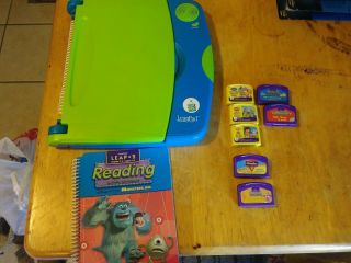 Leap Frog Leappad Learning System With 2 Books And 7 Cartridges -