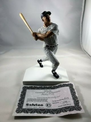 Mickey Mick Mantle Ny N.  Y.  Yankees 1996 Salvino Inc Cold Cast Porcelain Statue