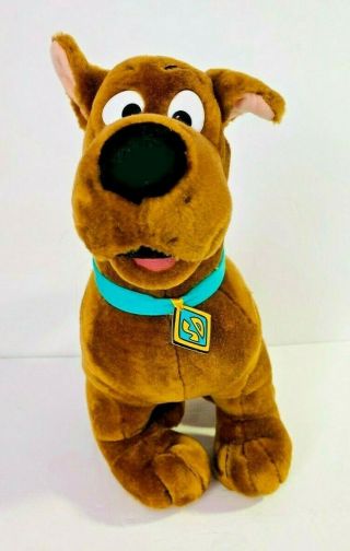 Rare Scooby Doo 15 Inch Talking Plush Doll 1998 Cartoon Network Equity Toys 90s