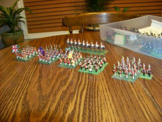 25mm Mini - Figs British Syw Foot & Horse