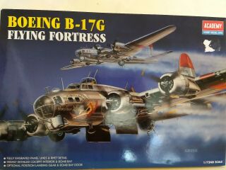 Academy Model 1/72 Boeing B - 17g Flying Fortress With Crew & Interior Detail Set