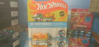 Hot Wheels Redline Heavy Weights Cement Mixer Blister Pack Lime Green