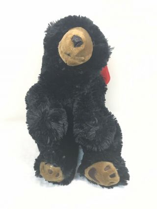 Dan Dee Shaggy Black Bear Plush 19 " Collectors Choice