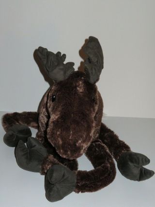 Ikea Strova Moose Plush Stuffed Animal Toy Figure Long Legs 26 " Large Doll Brown