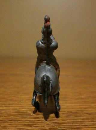 Cherilea England Toy Soldier Medieval Knight Middle - Age Metal Figure on Horse 4