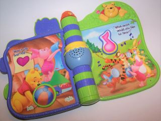 VTech Winnie the Pooh Slide n Learn Storybook Interactive Talking Singing Book 7