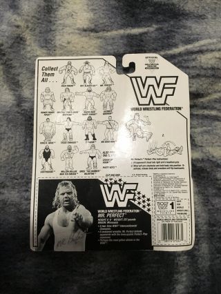 WWF Hasbro Series 3 MOC Mr.  Perfect - Curt Hennig 1991 Action Figure 2