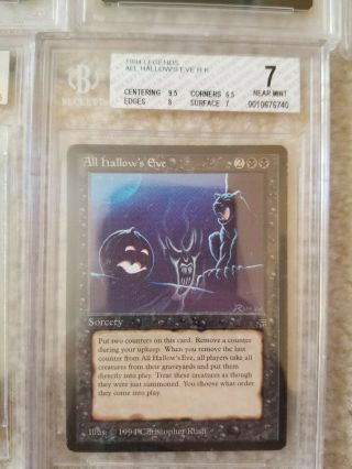 Magic The Gathering Mtg Legends All Hallows Eve Bgs 7