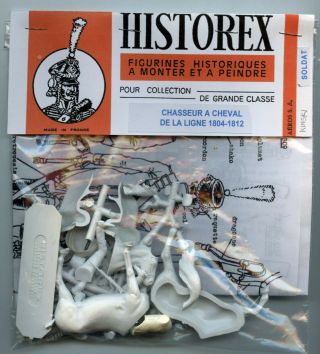 Historex - 54mm French Line Chasseur A Cheval In Kinski Jacket On Horseback