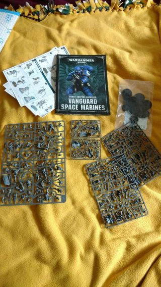 Warhammer 40k Shadowspire,  Vanguard Space Marines.  Half Of The Box Set.
