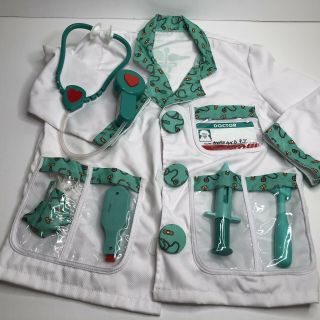 Melissa & Doug Medical Staff Dr.  Costume Role Play Dress Up Set Ages 3 To 6