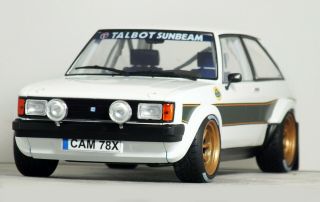 1:18 " Talbot Sunbeam Lotus " (ermine White) Modified Tuning Code 3 Ti Rally Mcrae