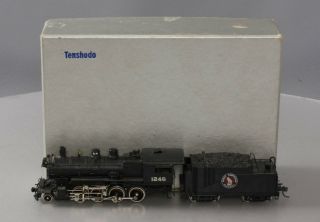 Tenshodo 158 Ho Scale Brass Great Northern 2 - 8 - 0 Class F - 8 Brass Steam Locomotiv