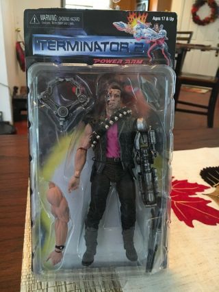Neca - Terminator 2 - 7 " Scale Action Figure - Kenner Tribute - Power Arm T - 800