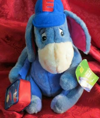 Disney Store Eeyore Back To School Plush Doll From Winnie The Pooh With Tags