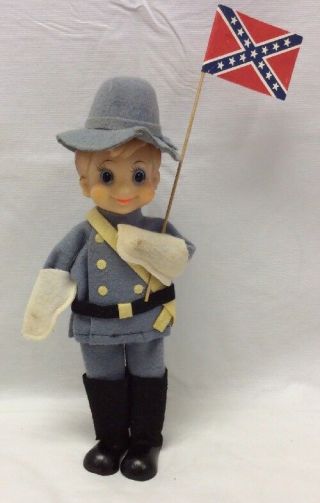 Vintage Confederate Civil War Soldier Doll Taylor - Almark