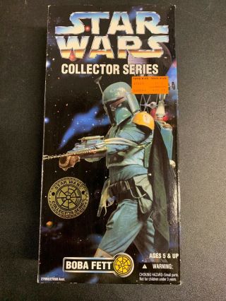 Rare Kenner Star Wars Collector Series Boba Fett Never Removed From Box