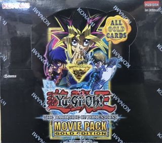 Yu - Gi - Oh 1st Edition Factory Dark Side Of Dimensions Movie Pack Gold Box