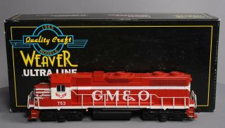 Weaver 7500lp Gm&o Gp38 - 2 Diesel Locomotive With Sound/box