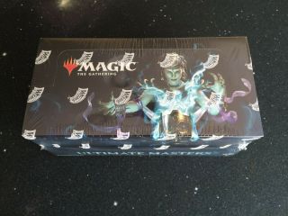 Factory Ultimate Masters Booster Box W/box Topper Magic Gatherin Mtg