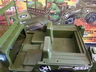Vintage 1976 Empire G.  I JOE BIG JIM Combat Jeep And Trailer WITH BOX 5