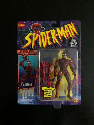 Marvel Spider Man 1994 Toy Biz Carnage Package