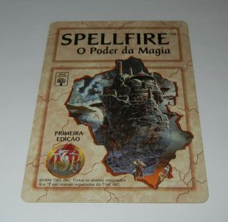 Spellfire: O Poder Da Magia - Tsr Official Portuguese Edition 500,  Cards