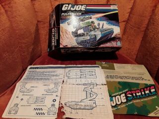 1988 Gi Joe Hasbro Pulverizer Battle Force 2000 Box Only With Instructions