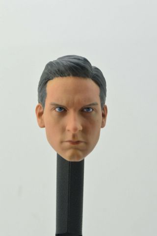 Custom 1/6 Spider - Man Tobey Maguire Head Sculpt Peter Parker For 12  Male Body