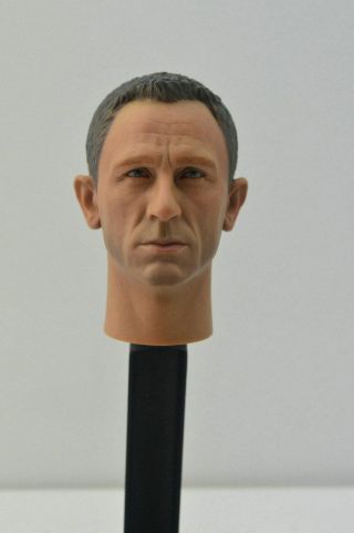 Custom 1/6 Scale Daniel Craig Head Sculpt As James Bond 007 For 12 " Figure Toy