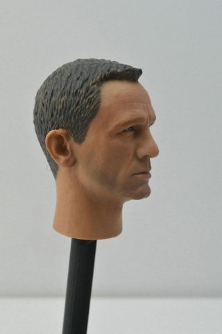 custom 1/6 scale Daniel Craig Head Sculpt as James bond 007 For 12 